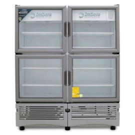 Refrigerador Imbera VR-35 Cuatro Puertas De Cristal