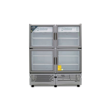 Refrigerador Imbera VR-35 Cuatro Puertas De Cristal