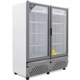 Refrigerador Imbera VR-35 Doble Puerta De Cristal