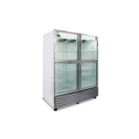 Refrigerador Nieto RB-804 Cuatro Puertas De Cristal By Metalfrio