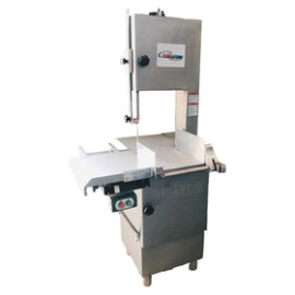Sierra Cortadora De Carne Y Hueso Cobacorp I -116-3 De Acero Inoxidable Con Cinta De 16"