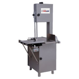 Sierra Cortadora De Carne Y Hueso Cobacorp I-120-3 De Acero Inoxidable Con Cinta De 20"