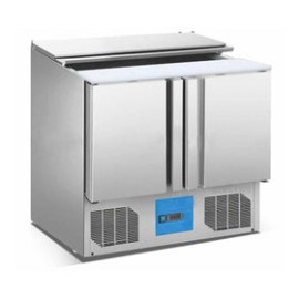 Barra Fría Migsa S900 Para Ensaladas Dos Puertas