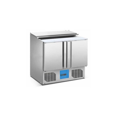 Barra Fría Migsa S900 Para Ensaladas Dos Puertas
