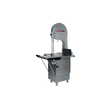 Sierra Cortadora De Carne Y Hueso Cobacorp I-140-5 De Acero Inoxidable Con Cinta De 40"