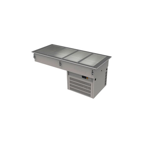 Tina / Cuba Refrigerada 4 GN Asber DRFB-411-CU - Grupo Incorporado