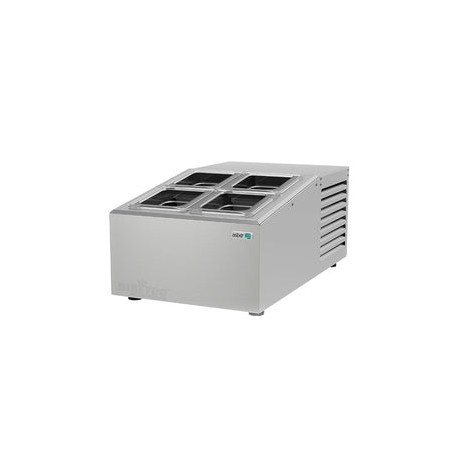 Topping Refrigerado Asber ATC-2+2 Sobre  Mostrador 4 Insertos