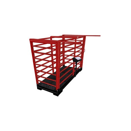 Bascula Ganadera KM Mod. KM-2000 G Piso De Plastico Antiderrapante Para 2 Toneladas