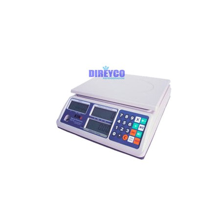 Bascula Kin SDP-30 Mostrador Con Precio De 30 Kg