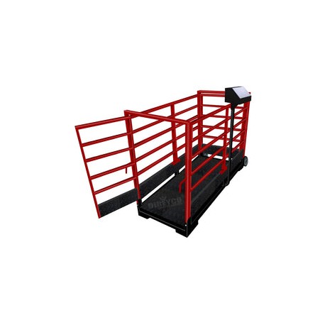 Bascula Porcina KM Mod. KM-700 P Piso De Plastico Antiderrapante Para 700 Kilos