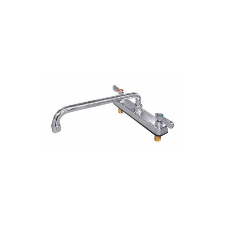 Llave Mezcladora Migsa BXF-H12 Cuello De Ganzo De 8" De Longitud Para Cubierta / Piso