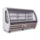 Vitrina Imbera BHS-200C-B Carnicera-Cremera Blanca Cristal Curvo