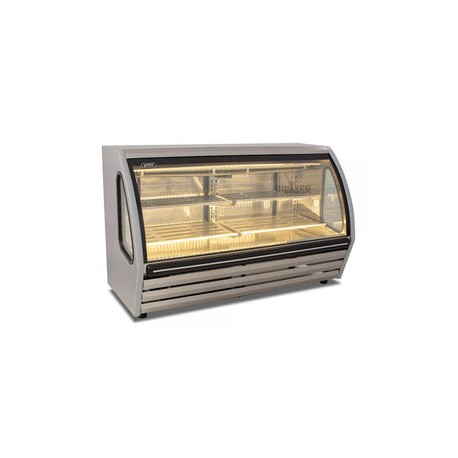 Vitrina Imbera BHS-200C-I Carnicera-Cremera Acero Inoxidable Cristal Curvo
