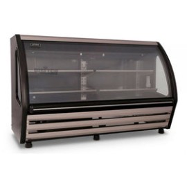 Vitrina Imbera BHS-200C-N Carnicera-Cremera Negra Cristal Curvo
