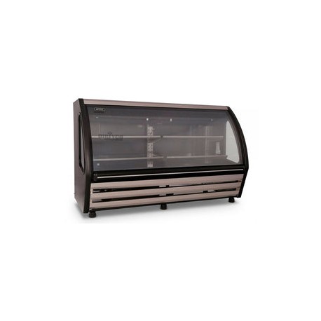 Vitrina Imbera BHS-200C-N Carnicera-Cremera Negra Cristal Curvo