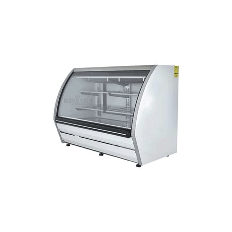 Vitrina Imbera PHS-18 Cremera Blanca o Negra De Cristal Curvo