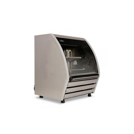 Vitrina Imbera PHS-8-AI En Acero Inoxidable De Cristal Curvo