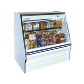 Vitrina Masser RHNLA-1000 Cristal Recto Entrepaños De Acero Inoxidable