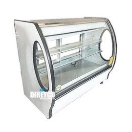 Vitrina Masser RHNVCT-1000-ECR Cristal Curvo Entrepaños De Cristal