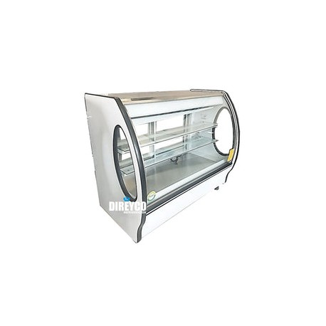 Vitrina Masser RHNVCT-1000-ECR Cristal Curvo Entrepaños De Cristal