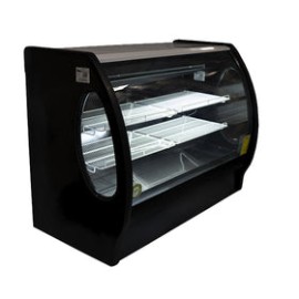 Vitrina Masser RHNVCT-1000-EP-N Negra Cristal Curvo Parrillas Ajustables