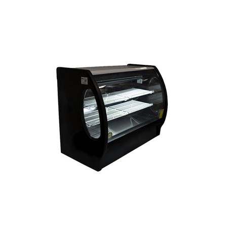 Vitrina Masser RHNVCT-1000-EP-N Negra Cristal Curvo Parrillas Ajustables