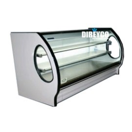 Vitrina Masser RHNVCT-1500-EAIX Cristal Curvo Entrepaños De Acero Inoxidables