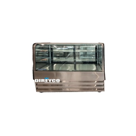 Vitrina Masser RHNVCT-1500-FGC Cristal Curvo Full Glass CUBO Entrepaños De Cristal Iluminados