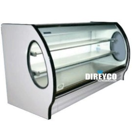 Vitrina Masser RHNVCT-2000-EA Cristal Curvo Entrepaños De Acero Inoxidable