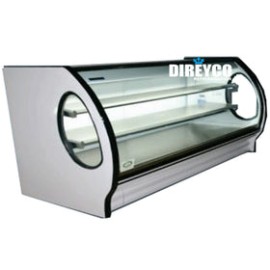 Vitrina Masser RHNVCT-2000-EAIX Cristal Curvo Entrepaños De Acero Inoxidables