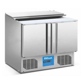 Barra Fría Migsa S902 Para Ensaladas Dos Puertas