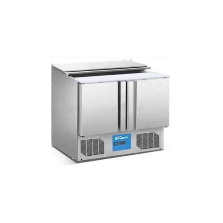 Barra Fría Migsa S902 Para Ensaladas Dos Puertas