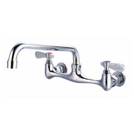 Llave Mezcladora Migsa BXF-K12 Cuello De Ganzo De 12" De Longitud Para Pared / Respaldo