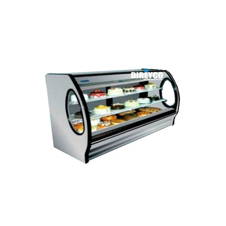 Vitrina Masser RHNVCT-2000-EPAIX Cristal Curvo Parrillas Ajustables