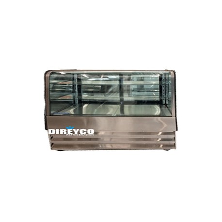 Vitrina Masser RHNVCT-2000-FGC Cristal Curvo Full Glass CUBO Entrepaños De Cristal Iluminados