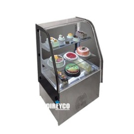 Vitrina Masser RHNVCT-700-FGD Cristal Doble Curva Full Glass Entrepaños De Cristal Iluminados