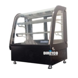 Vitrina Masser VFM-45 Cristal Curvo Sobre Mostrador Full Glass