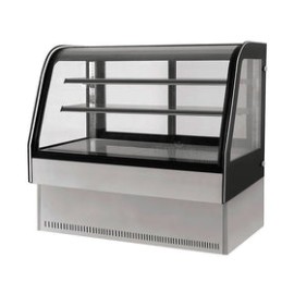 Vitrina Migsa GN-1200C2 * GN-1200D2 Exhibidora De Cristal Curvo