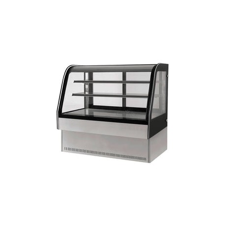 Vitrina Migsa GN-1200C2 * GN-1200D2 Exhibidora De Cristal Curvo