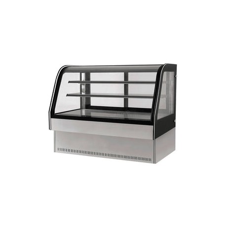 Vitrina Migsa GN-1500C2 * GN-1500D2 Exhibidora De Cristal Curvo