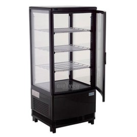 Vitrina Migsa RT-78L-1R Panorámico Puerta De Cristal Curvo