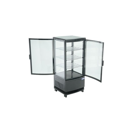 Vitrina Migsa RT-78L-2R Panorámico Puertas De Cristal Curvo