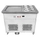 Maquina De Helado Frito Migsa FIC-50S-6 Tina De Trabajo Rectángular Con 6 Insertos Para Toppings