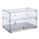 Vitrina Migsa RTZ-50L Neutra Recta De 2 Niveles