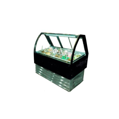 Vitrina Para Helados Migsa VHM-10 Tipo Italiano Para 10 Insertos