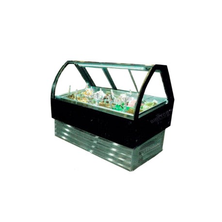 Vitrina Para Helados Migsa VHM-16 Tipo Italiano Para 16 Insertos