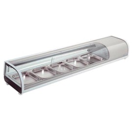 Vitrina Para Sushi Migsa RTS-132L Para 5 Insertos