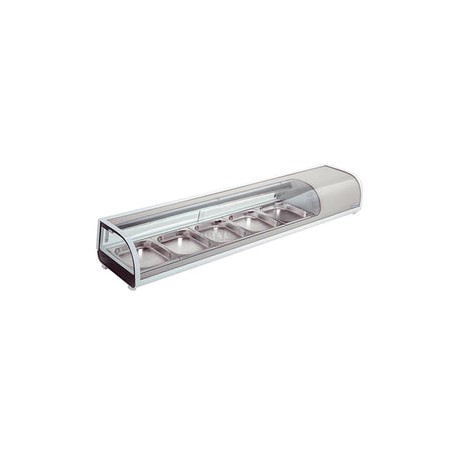Vitrina Para Sushi Migsa RTS-132L Para 5 Insertos